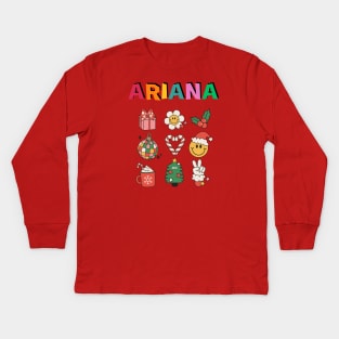 Ariana Custom Request Personalized Kids Long Sleeve T-Shirt